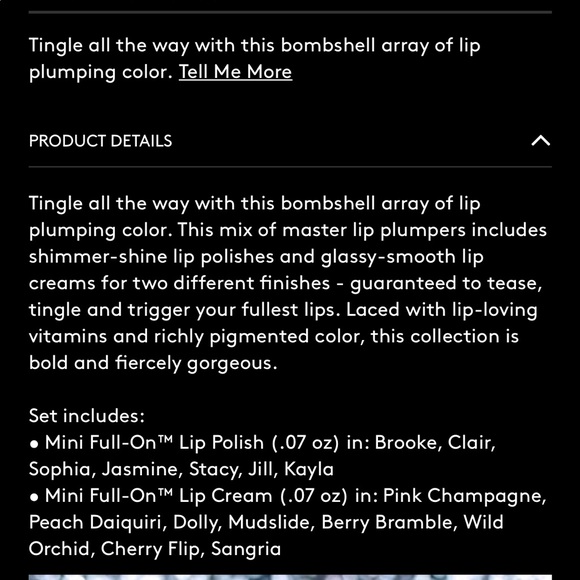 LAST ONE BNIB Buxom Lips off Leash - 15 minis, $58 - Picture 5 of 6